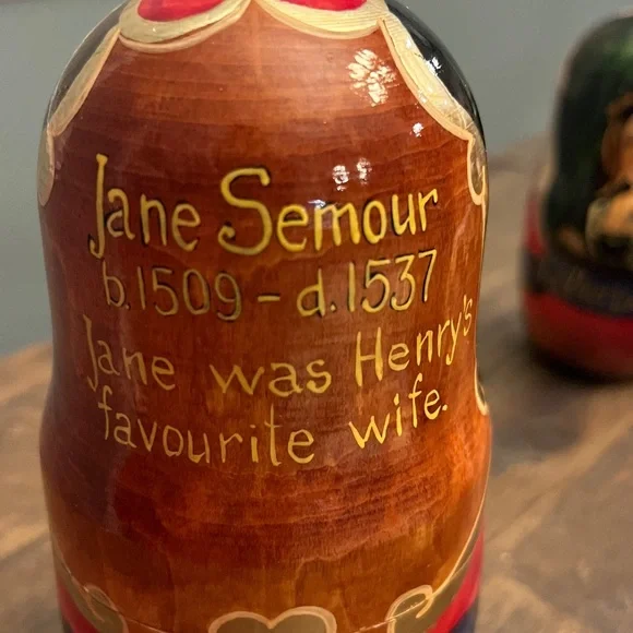 Matryoshka Vintage Russian H Clever HenryThe Eighth Wives Limited Rare-Signed